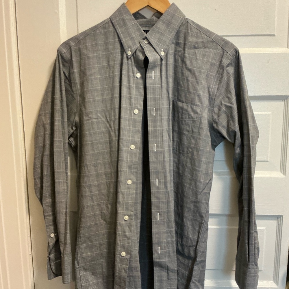 Lauren Ralph Lauren Men's Charcoal Checkered Button-Down Shirt